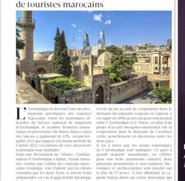 Азербайджан привлекает все больше туристов из Марокко