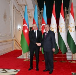 В Душанбе состоялась встреча Президента Азербайджана Ильхама Алиева и Президента Таджикистана Эмомали Рахмона один на один