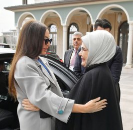 В Анкаре состоялась встреча первых леди Азербайджана и Турции