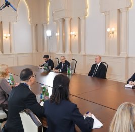 Президент Ильхам Алиев принял комиссара Европейского Союза по энергетическим вопросам 
