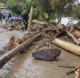 По меньшей мере 26 человек погибли и 11 пропали без вести в результате наводнений и оползней на острове Суматра в Индонезии