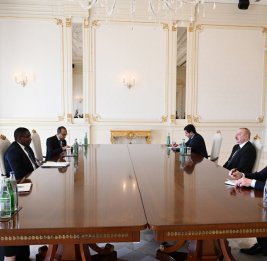 Президент Ильхам Алиев принял специального советника генерального секретаря ООН
