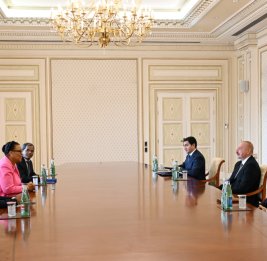 Президент Ильхам Алиев принял генерального секретаря Содружества наций  