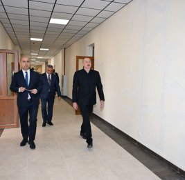 Президент Ильхам Алиев ознакомился с работами, проделанными в Карабахском университете в Ханкенди 