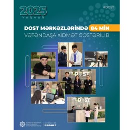 В прошлом месяце в центрах DOST было обслужено 84 тысячи граждан