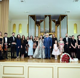 Лейла Алиева присутствовала на концерте студентов и молодежи в Бакинской музыкальной академии