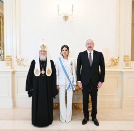 Президент Азербайджана Ильхам Алиев встретился с Патриархом Московским и всея Руси Кириллом