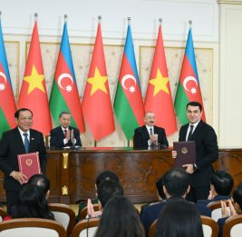 Состоялся обмен документами, подписанными между Азербайджаном и Вьетнамом