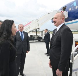 Президент Ильхам Алиев прибыл с рабочим визитом в Албанию
