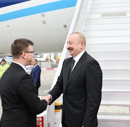 Президент Азербайджана Ильхам Алиев прибыл с рабочим визитом в Венгрию