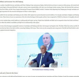 Синергия в контексте стратегического сотрудничества между Азербайджаном и Китаем