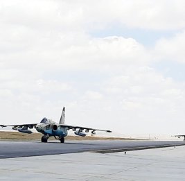 Военные пилоты выполнили учебно-тренировочные полеты на авиационных средствах