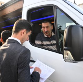 Еще одна группа переселенцев отправлена в село Кенгерли Агдамского района
