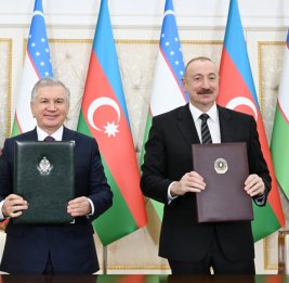 Состоялся обмен документами, подписанными между Азербайджаном и Узбекистаном