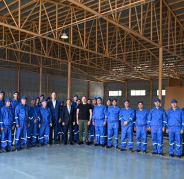 Состоялось открытие Ходжалинского кирпичного завода