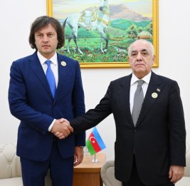 Премьер-министр Али Асадов встретился в Туркменистане с премьер-министром Грузии Ираклием Кобахидзе
