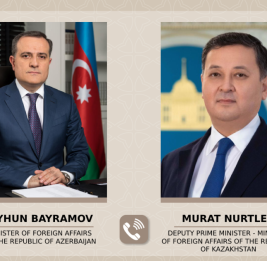 Министры иностранных дел Азербайджана и Казахстана провели телефонный разговор