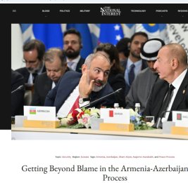 Ответ на предвзятые обвинения в американском издании: процесс мирного урегулирования между Арменией и Азербайджаном отстояли фактами