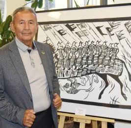Симфония степи в черно-белых ритмах