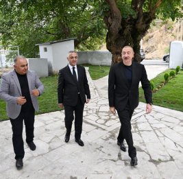 Президент Ильхам Алиев посетил село Шушакенд Ходжалинского района