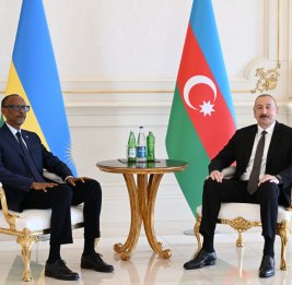 Состоялась встреча Президента Азербайджана Ильхама Алиева с Президентом Руанды один на один