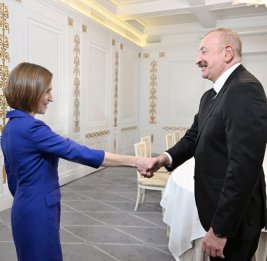 Президент Азербайджана Ильхам Алиев встретился в Копенгагене с Президентом Молдовы