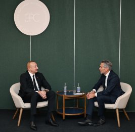 Президент Азербайджана Ильхам Алиев встретился в Копенгагене с премьер-министром Нидерландов