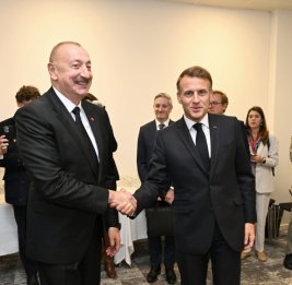 Президент Азербайджана Ильхам Алиев встретился в Копенгагене с Президентом Франции