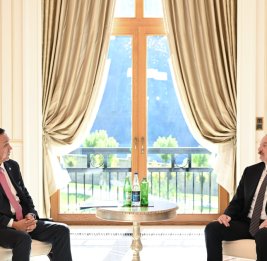 Президент Ильхам Алиев принял в Габале генерального секретаря Организации тюркских государств