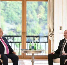 Президент Азербайджана Ильхам Алиев встретился в Габале с Премьер-министром Венгрии