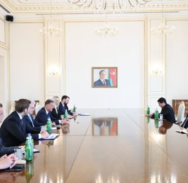 Президент Ильхам Алиев принял делегацию парламента Хорватии