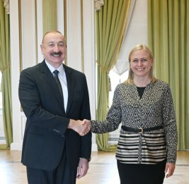 Президент Ильхам Алиев принял делегацию во главе с действующим председателем ОБСЕ