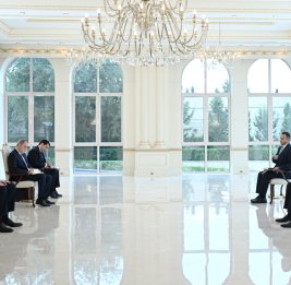 Президент Ильхам Алиев принял верительные грамоты новоназначенного посла Египта в Азербайджане