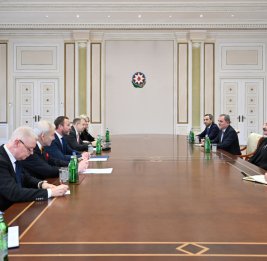 Президент Ильхам Алиев принял министра иностранных дел Эстонии