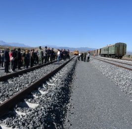 Руководящие лица аккредитованных в Азербайджане посольств, международных организаций осмотрели железнодорожную станцию Хакари