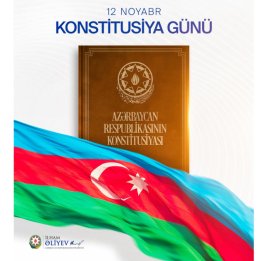 Президент Ильхам Алиев поделился публикацией по случаю 12 Ноября – Дня Конституции