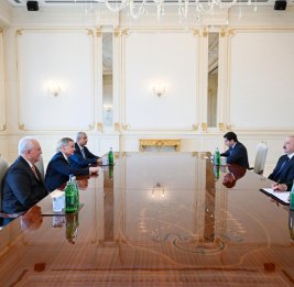 Президент Ильхам Алиев принял делегацию Церкви Иисуса Христа Святых последних дней