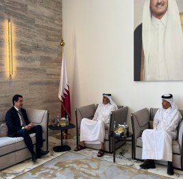Хикмет Гаджиев встретился с советником по национальной безопасности эмира Катара