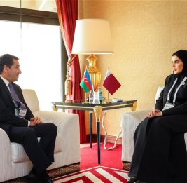 Хикмет Гаджиев обсудил с государственным министром Катара укрепление сотрудничества