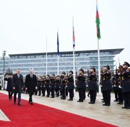 Состоялась церемония официальной встречи Президента Ильхама Алиева в Братиславе