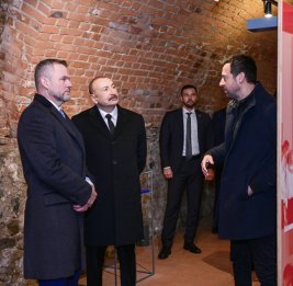 Президенты Азербайджана и Словакии посетили замок Девин в Братиславе