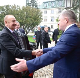 Состоялась встреча Президента Азербайджана Ильхама Алиева с Премьер-министром Словакии в формате один на один