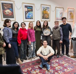 Лейла Алиева посетила ANİMAFİLM Studio