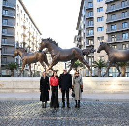Президент Ильхам Алиев посетил &laquo;Баку Белый город&raquo;