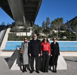 Президент Ильхам Алиев посетил &laquo;Баку Белый город&raquo;