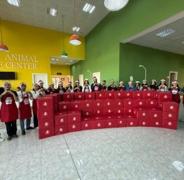 По инициативе Лейлы Алиевой в рамках проекта &laquo;Наша кухня&raquo; малообеспеченным семьям доставлены праздничные подарки