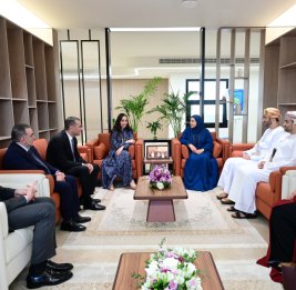 Лейла Алиева встретилась в Маскате с председателем Организации по развитию малого и среднего предпринимательства Омана