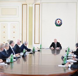 Состоялось совещание, посвященное Государственной программе по совершенствованию систем водоснабжения, дождевых и сточных вод в городе Баку и на Абшеронском полуострове