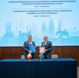 По итогам заседания Азербайджано-итальянской межправительственной комиссии подписан Протокол