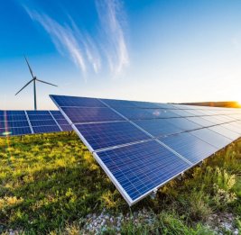 Выработка солнечной и ветровой энергии в Азербайджане увеличилась на 27%